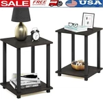 Sturdy Engineered Wood End Table Set Of 2 Easy Assembly Indoor Night Stand New. Fixed Price $33.36.