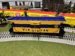 K-line K612-4461 Virginian Illuminated Bay-window Smoking Caboose #6201. Fixed Price $65.00.