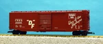 Usa Trains Scale 50 Ft Single Door Box Car R19313A Burlington Route - Min Red. Fixed Price $149.99.