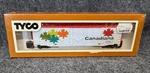 Tyco Ho 1867 Canadiana 50' Billboard Reefer Box Car. Fixed Price $23.55.