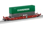 Lionel Arizona California Husky Stack Car 6-84864! Scale Double Evergreen Mol. Fixed Price $159.99.