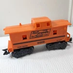 Marx Trains Rio Grande The Action Road Short Stack Caboose 01500 Orange Plastic. Fixed Price $75.00.