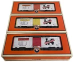 Lionel 6-39344 Monopoly Boxcar 3-PACK Set #5 New In. Fixed Price $159.99.