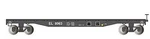 Bachmann 17304 Ho Scale 52' Flatcar Silver Series Erie-lackawanna. Fixed Price $31.99.