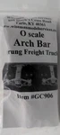 Wiseman Model Services GC906 Scale Warch Bar Sprung Freight Truck Kit. Fixed Price $27.19.