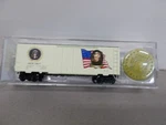 MICRO-TRAINS-#07400107-ANDREW Jackso-presiden CAR-40' Boxcar #1829-1837- Scale. Fixed Price $15.00.