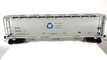 Atlas 1975-1 Acf PS-2 3-BAY Covered Hopper Union Carbide #50633 Weathered. Fixed Price $35.00.