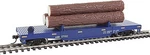 Walthers-trainline Dump Car W/3 Logs Alaska Railroad #17102 Model. Fixed Price $21.89.