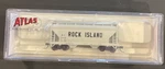 Atlas Trainman 39272 2-BAY Center Flow Hopper Car Rock Island #12049. Fixed Price $13.99.