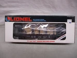 Lionel Ontario Northland Flatcar With Wood Load 6-16347. Fixed Price $19.99.