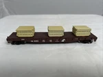 Walthers Trainline Rtr 50 Flat Car Conrail #31092 Item No 931-602 W/ Load. Fixed Price $30.00.