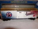 Lionel 6-82686 Washington Senators Box Car O27 New Cooperstown Collection Sealed. Fixed Price $67.00.
