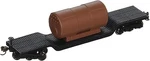 Bachmann 52' Flatcar W/boiler - Scale Model Train Freight #71395. Fixed Price $30.84.