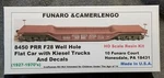 Lmh Funaro F&c 8450 Well Hole Flat Prr F28 Pennsylvania Depressed Kiesel Trucks. Fixed Price $59.95.
