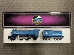 + Mth Gauge Tinplate Two Tone Blue Comet 263E Steam Locomotive Traditional *st. Fixed Price $599.99.