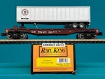 30-76610 Mth Railking Pennsylvania Flat Car W/40' Trailer 0/027 Prr New. Fixed Price $64.95.