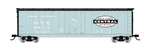 Rivarossi Ho 50' Plug-door Boxcar W/roofwalk New York Central Nyc #48089 HR6635B. Fixed Price $40.98.