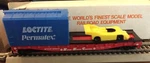 Ahm Ho Loctite Permatex Flat Car With Race Atsf 90650 Nib. Fixed Price $12.50.