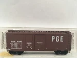 Scale Micro-trains Mtl 22070 Pge Pacific Great Eastern 40' Box Car #4942. Fixed Price $14.00.