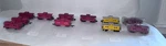 Vintage Lot Of American Flyer Reading Railroad Cabooses Gauge. Fixed Price $125.00.