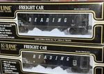 K-line Die-cast Reading 4-BAY Hopper Car W/ Coal Load O-scale (2-PACK) Lionel. Fixed Price $119.00.