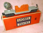 Lionel 6520 Operating Searchlight Car W/hammer Finish + Box Tested Good. Fixed Price $29.12.