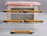 Walthers 932-8108 Scale Ttx 5-UNIT Double Stack Car Set #72855 Ln/box. Fixed Price $93.99.