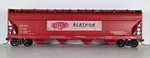 Athearn 55' Acf Center Flow Covered Hopper Dupont Alathon Dupx 36028 Kadee. Fixed Price $16.95.