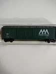 Atlas 3630 Double Door Box Car Vermont Railway Rd# Vtr 617 N-scale *top Missing. Fixed Price $19.99.