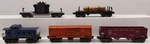 Lionel Gauge Vintage Assorted Freight Cars: 25000, 3656, 6461, 6027, 3451. Fixed Price $109.99.