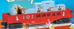Lionel 6-36721 Gauge Animated Gondola With Disney 101 Dalmatians New In Box. Fixed Price $79.99.