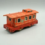 Vintage Hafner Wyandotte Orange Caboose 11021. Fixed Price $22.00.