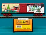 30-74532 Mth Railking 2009 Happy Holidays Box Car O/O27 Merry Christmas New. Fixed Price $34.95.