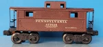 CB21: Prewar Lionel No. 2672 Pennsylvania Caboose #477618 "o" W/ Postwar Trucks. Fixed Price $22.95.