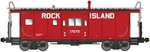 Bluford Shops International Car Company Half-bay Window Caboose Phase 3 #17065. Fixed Price $29.99.