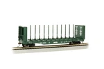 Bachmann #12901 Ho Center-beam Flatcar W Bulkheads Bc Rail #52423. Fixed Price $42.95.