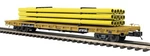 Mth Premier 20-92313 60 Flat Car W/pipe Load Set (yellow) Ttx Rd #93223. Fixed Price $79.00.