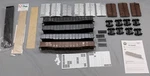 Lot Of 4 Lionel PS-5 Gondolas Converted 2 Rail. Laser Cut Wood Decks & Trucks. Fixed Price $160.00.