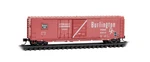 Micro-trains Mtl N-scale 50' Ps Standard Box Car Burlington Route #5009. Fixed Price $26.59.