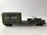Ahm - Us Army 50' Flat Car W/spot Light # 2345. Fixed Price $19.99.