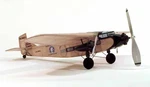 Dumas 210 17-1/2" Wingspan Ford Tri-motor Rubber Pwd Aircraft Kit. Fixed Price $25.19.