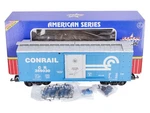 Usa Trains R19047B G Conrail Simulated Steel Box Car #359030 (blue/silver). Fixed Price $69.81.