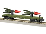 American Flyer 6-48878 Us Army Flatcar With Missile/rocket Load Rtr #48878 Nib. Fixed Price $69.99.