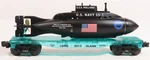 Lionel 6-52595 Long Island Uss Holland Submarine Flatcar Nib. Fixed Price $143.99.