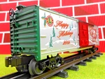 Lionel Gauge 6-25066 Happy Holidays 2009 Christmas Boxcar . Nib. Fixed Price $24.50.