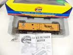 Athearn Ho 94501, 50' Ice Bunker Reefer, Santa Map 37291. Fixed Price $39.99.