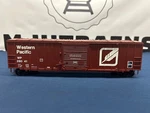 Weaver Western Pacific #28041 50 Outside Braced Box Car 2-RAIL No. Fixed Price $34.99.