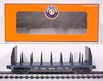 Lionel 6-16396 Gauge Alaska Railroad Flatcar With Bulkheads And Stakes Ln/box. Fixed Price $17.49.