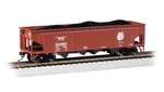 Bachmann 17624 Scale 40' Quad Hopper Silver Ser New Haven #81023. Fixed Price $34.99.