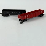 Vintage Scale Gondola Cars Lionel Nyc 6462 Black Red Retro Train Collectors. Fixed Price $35.99.